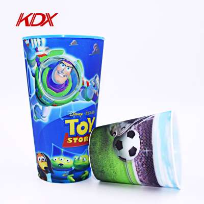 2017 New Customized Printing Mugs Plastic 3D Lenticular Hologram Water Cup